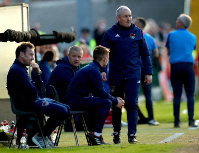 John Caulfield with his backroom team Phil Harrington, Liam Kearney and John Cotter