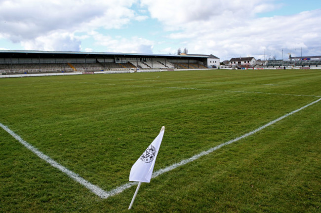 A general view of St Conleth's Park ahead of the game