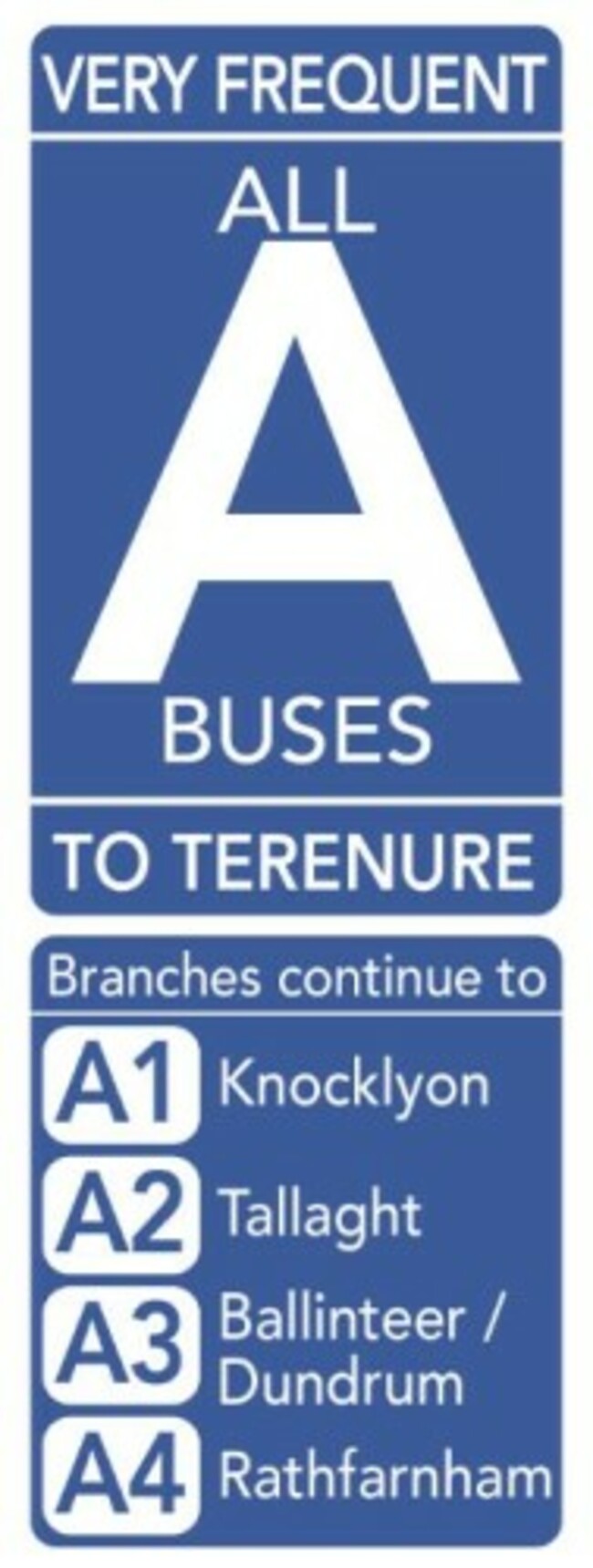 Bus sign