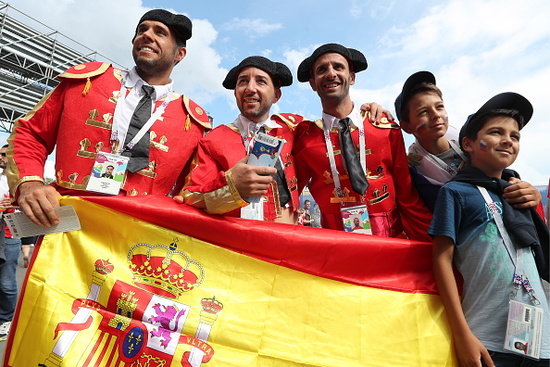 2018 FIFA World Cup: football fans in Moscow