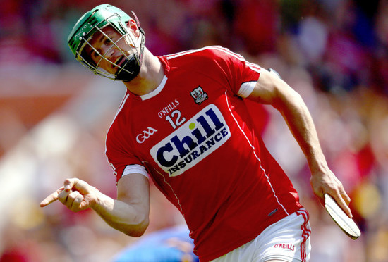 Seamus Harnedy celebrates scoring his sides second goal