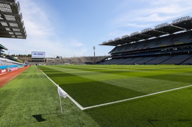 A view of Croke Park ahead of today's game