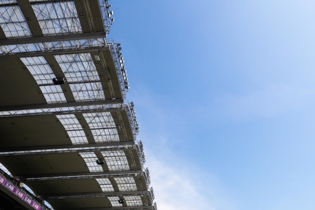 A view of Croke Park ahead of today's game