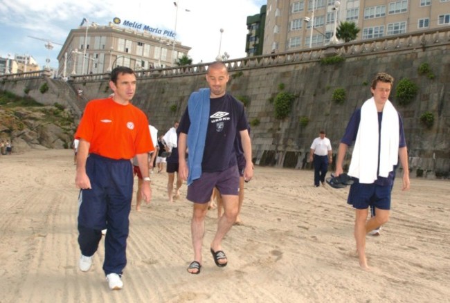 Shelbourne training in La Coruna