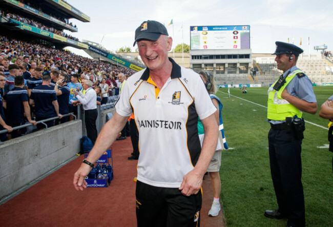 Brian Cody after the game ended in a draw