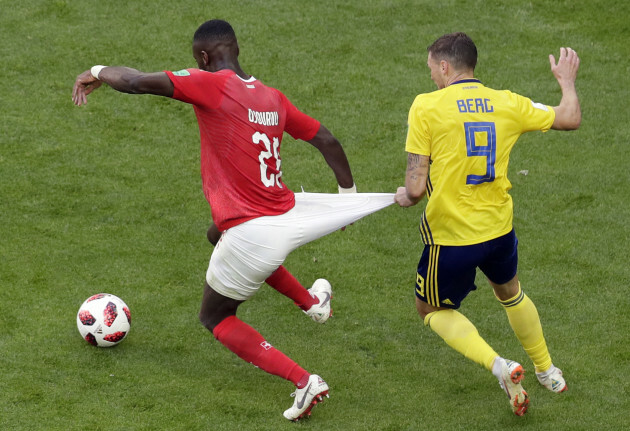 Russia Soccer WCup Sweden Switzerland