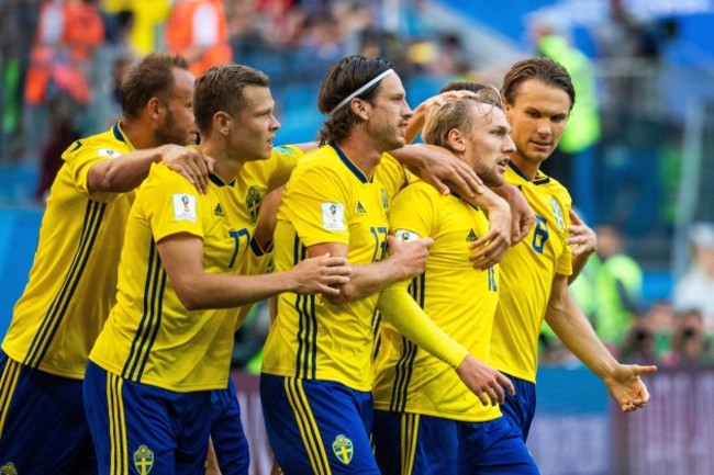 Sweden v Switzerland - FIFA World Cup 2018 - Round of 16 - Saint Petersburg Stadium