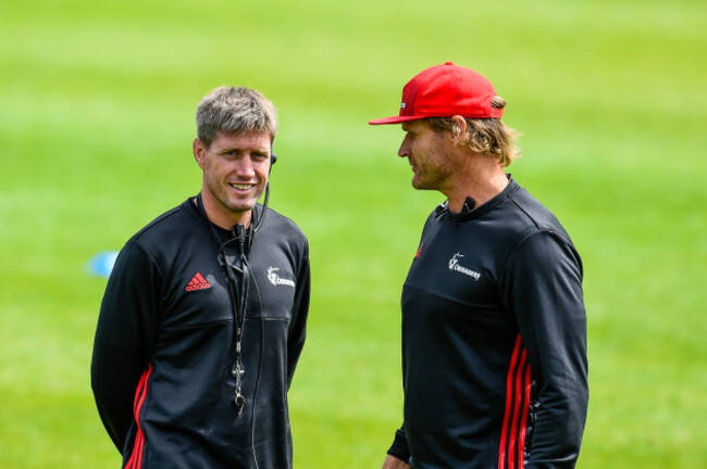 Ronan O'Gara and Scott Robertson