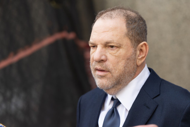 NY: Harvey Weinstein departs court after arraignment