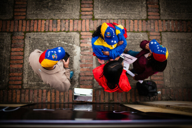 Colombia: Venezuelan Opposition Protest in Bogota