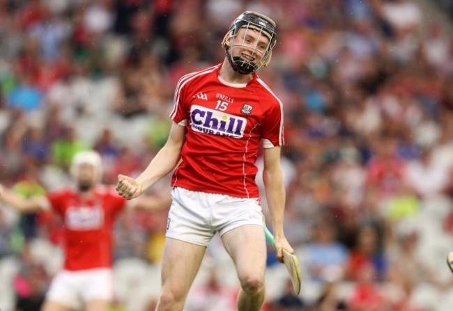 Jack O’Connor celebrates scoring a goal