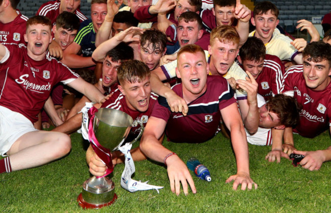 Galway players celebrate