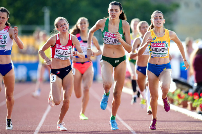 Sophie O&rsquo;Sullivan on her way to finishing first