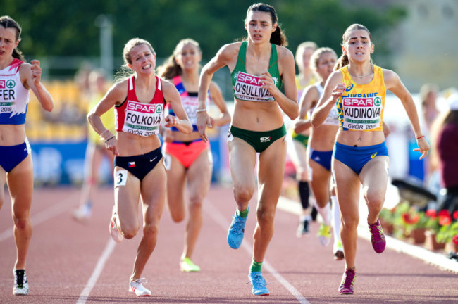 Sophie O’Sullivan on her way to finishing first