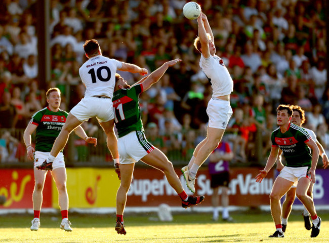 Fergal Conway and Daniel Flynn with Aidan O’Shea