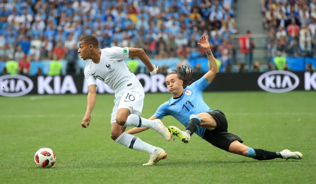 Uruguay v France - FIFA World Cup 2018 - Quarter Final - Nizhny Novgorod Stadium