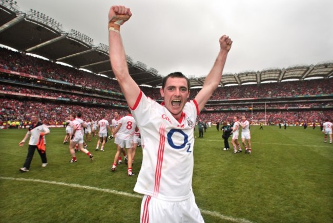 Donncha O'Connor celebrates after the game