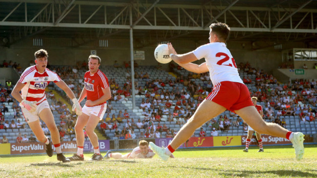 Ronan O'Neill scores his sides second goal