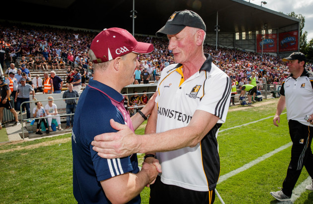 Michael Donoghue with Brian Cody