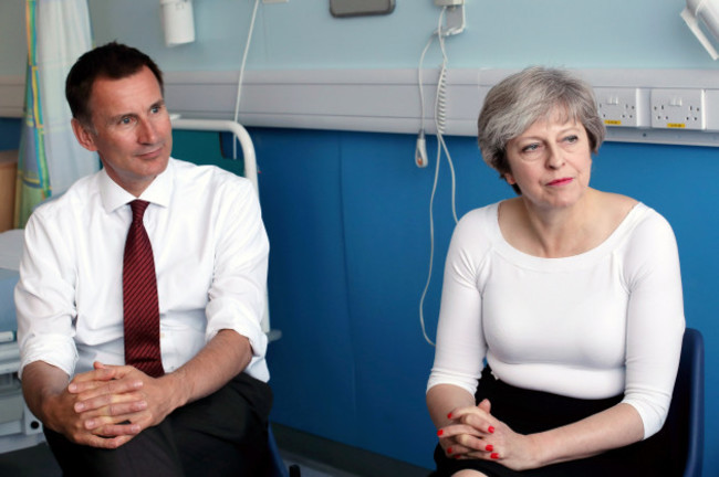 Theresa May visit to Hospital - Liverpool