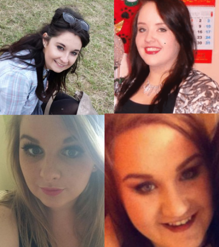 Clockwise from top left: Niamh Doyle, Gemma Nolan, Aisling Middleton and Chermaine Carroll.
