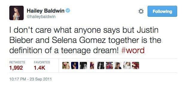 Eh So Hailey Baldwin Used To Flat Out Tweet About Justin