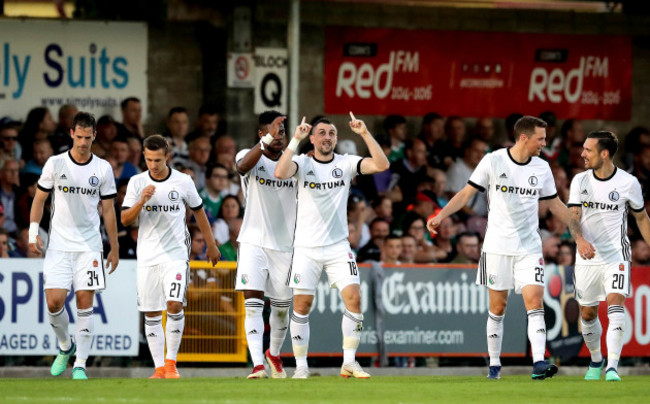 Michal Kucharczyk celebrates scoring