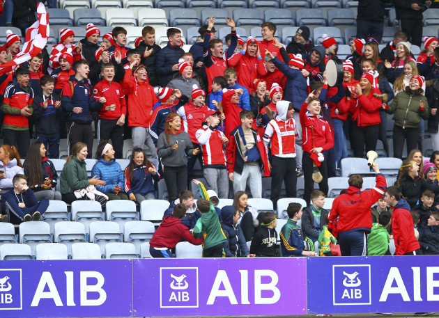Cuala supporters during the game