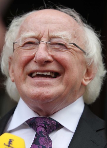 File Photo Michael D Higgins to seek second term as president . End.