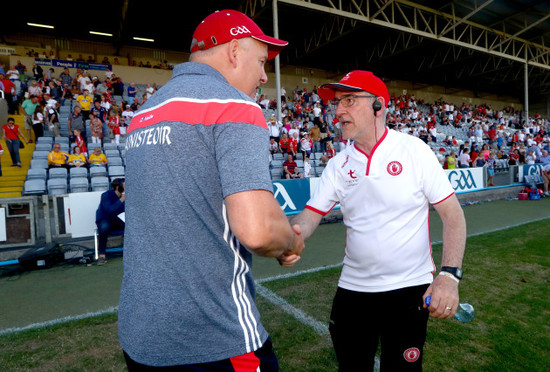 Ronan McCarthy and Mickey Harte