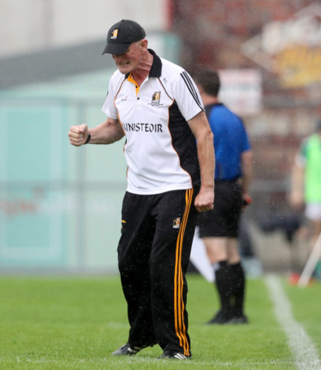 Brian Cody reacts to a missed chance