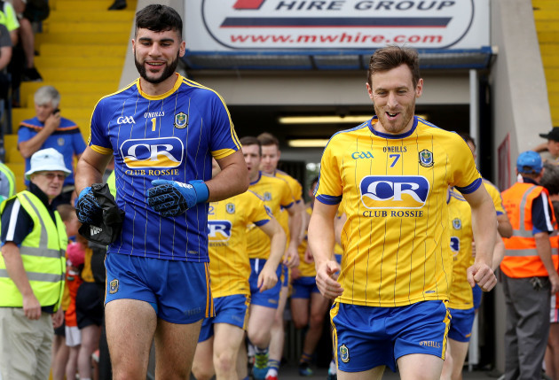 olm Lavin and Conor Devaney before the game