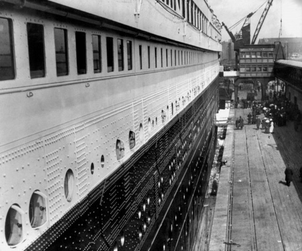 In pictures: The Titanic launching from Southampton 10 April, 1912