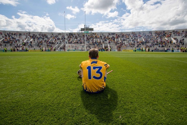 Shane OÕDonnell sits dejected after the game