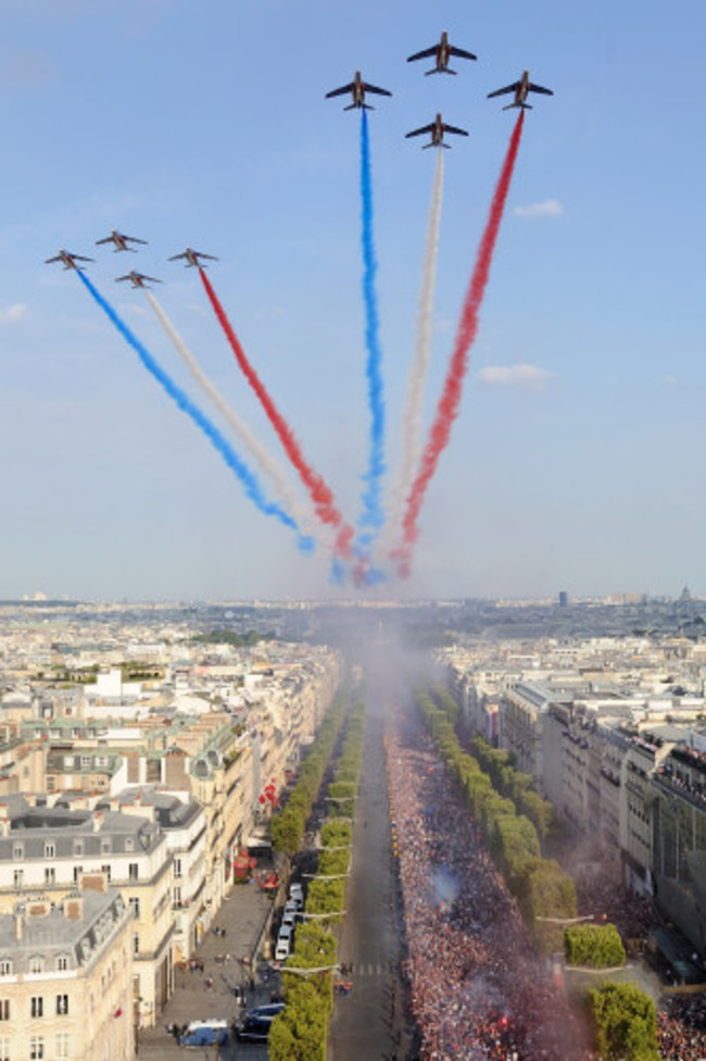 2018 FIFA World Cup - World Cup winning team parades down the Champs-Elysees - Paris - AM