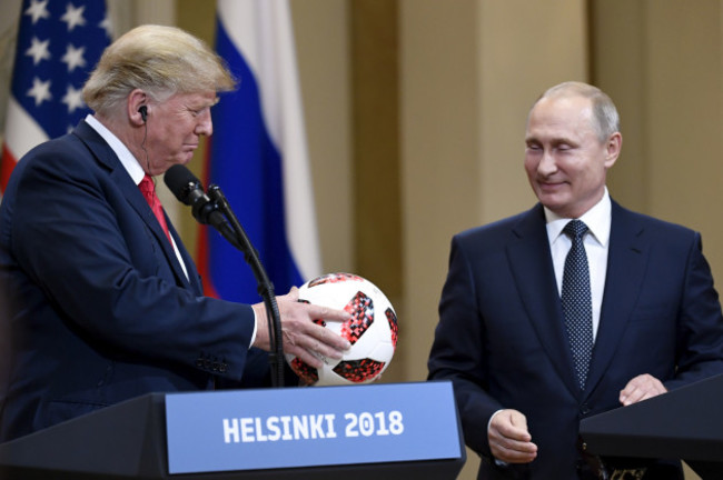 FINLAND-HELSINKI-U.S.-TRUMP-RUSSIA-PUTIN-PRESS CONFERENCE