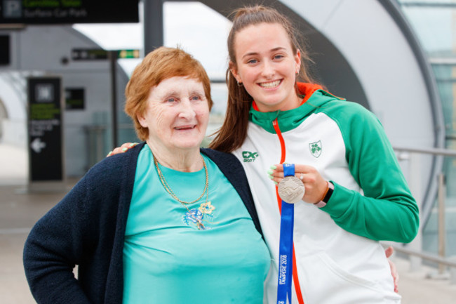 Ciara Neville with her grandmother Maura McCutcheon