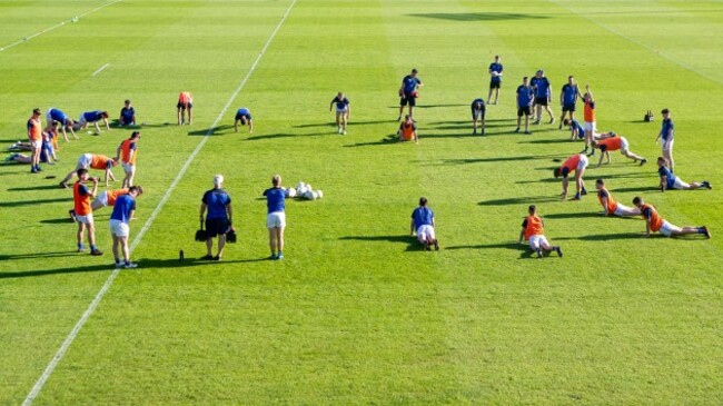 A view of the Wicklow team