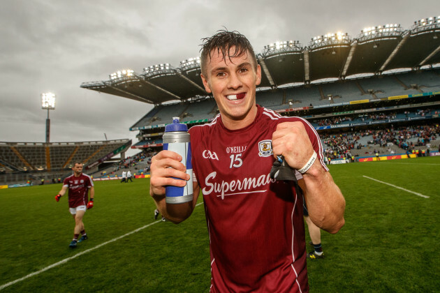 Shane Walsh celebrates after the game