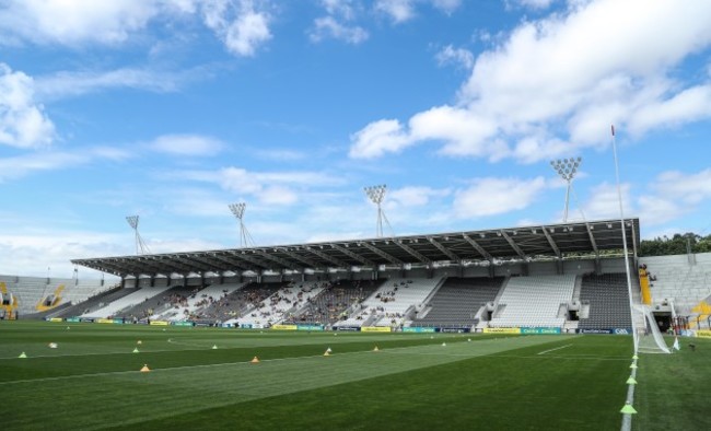 A view of Páirc Uí Chaoimh ahead of the game