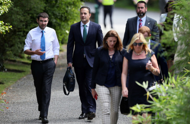 Irish government cabinet meeting in Derrynane