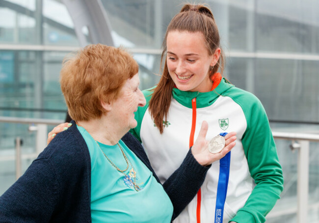 Ciara Neville with her grandmother Maura McCutcheon
