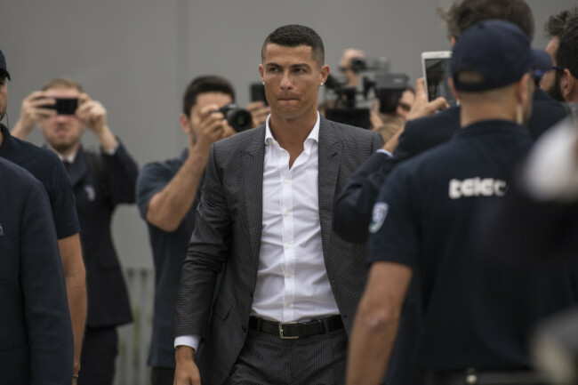 Cristiano Ronaldo at J Medical in Turin