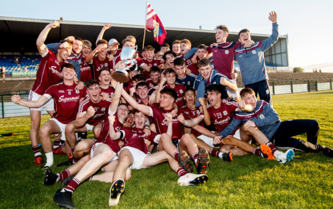 The Galway team celebrate