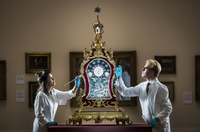 York Art Gallery eighteenth-century clock