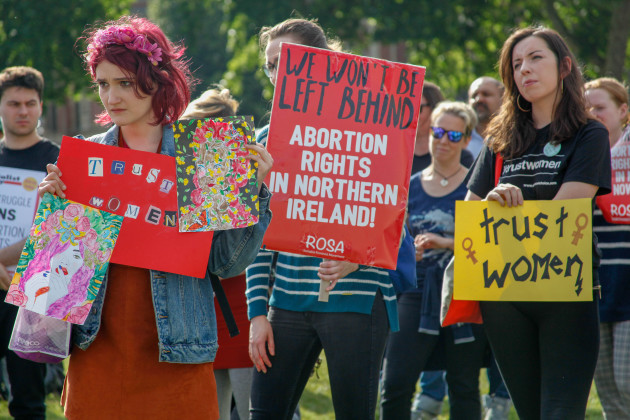 UK: Abortion in Northern Ireland Protest in London
