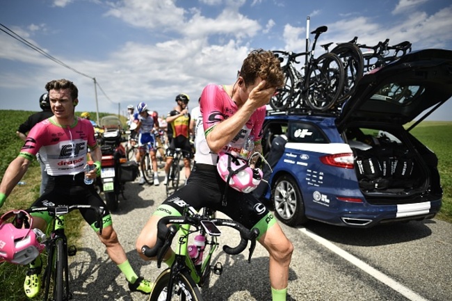 CYCLING-FRA-TDF2018-PROTEST