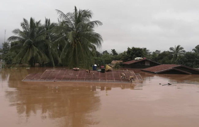 Laos Collapsed Dam