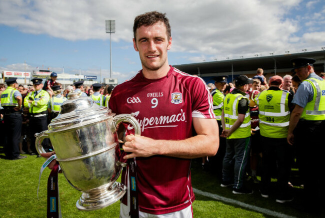 David Burke with the trophy