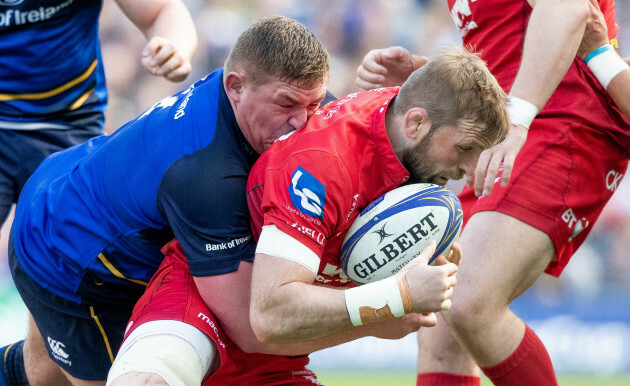 Tadhg Furlong with John Barclay